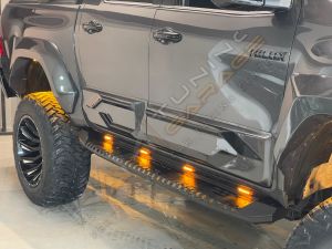 Toyota Hilux Yan Kapı Kaplama Seti Kapı Koruma 2015-2023 4 parça