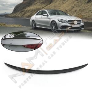 Mercedes W206 AMG GÖRÜNÜM SPOILER (PIANO BLACK) C SERISI 2021+ SPOYLER