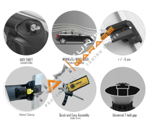 Citroen C4 Grand Picasso 2006-2013 Air1 Ara Atkı Portbagaj Taşıyıcı