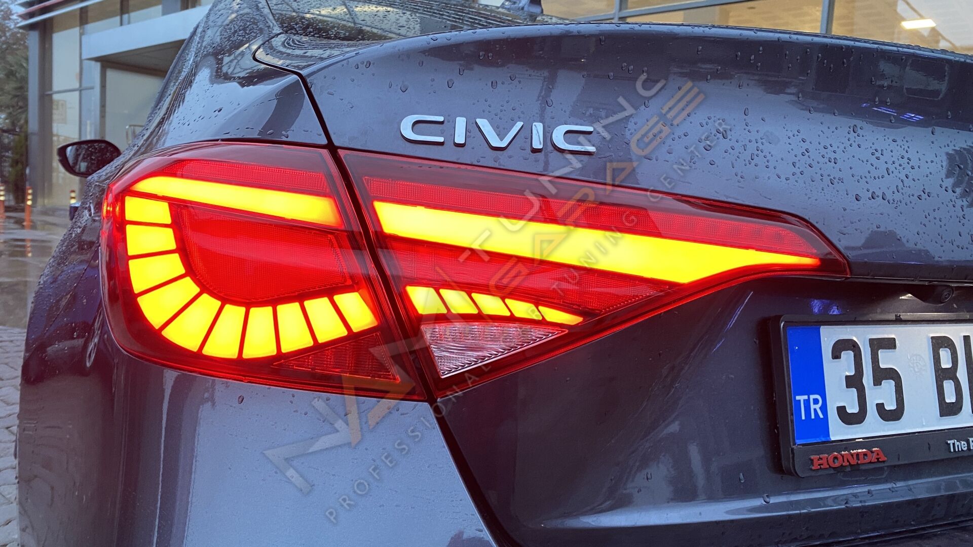 Honda Civic FE1 UYUMLU DRAGON LED STOP - KIRMIZI 2022+
