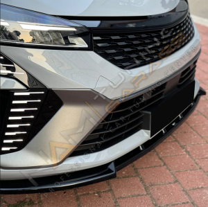 Renault Clio 5 Makyajlı Kasa Ön Lip Parlak Siyah 2024+