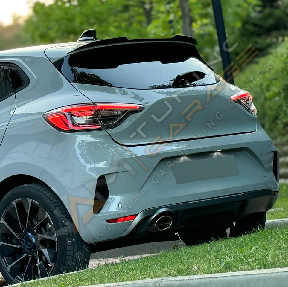 Renault Clio 5 Makyajlı Kasa 2024+ Sonrası Spoiler Parlak Siyah Spoyler