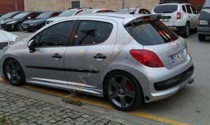 Peugeot 207 Yan Ek Marşpiyel (Plastik)