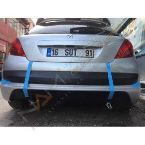 Peugeot 207 Arka Ek (Plastik) Parlak Siyah