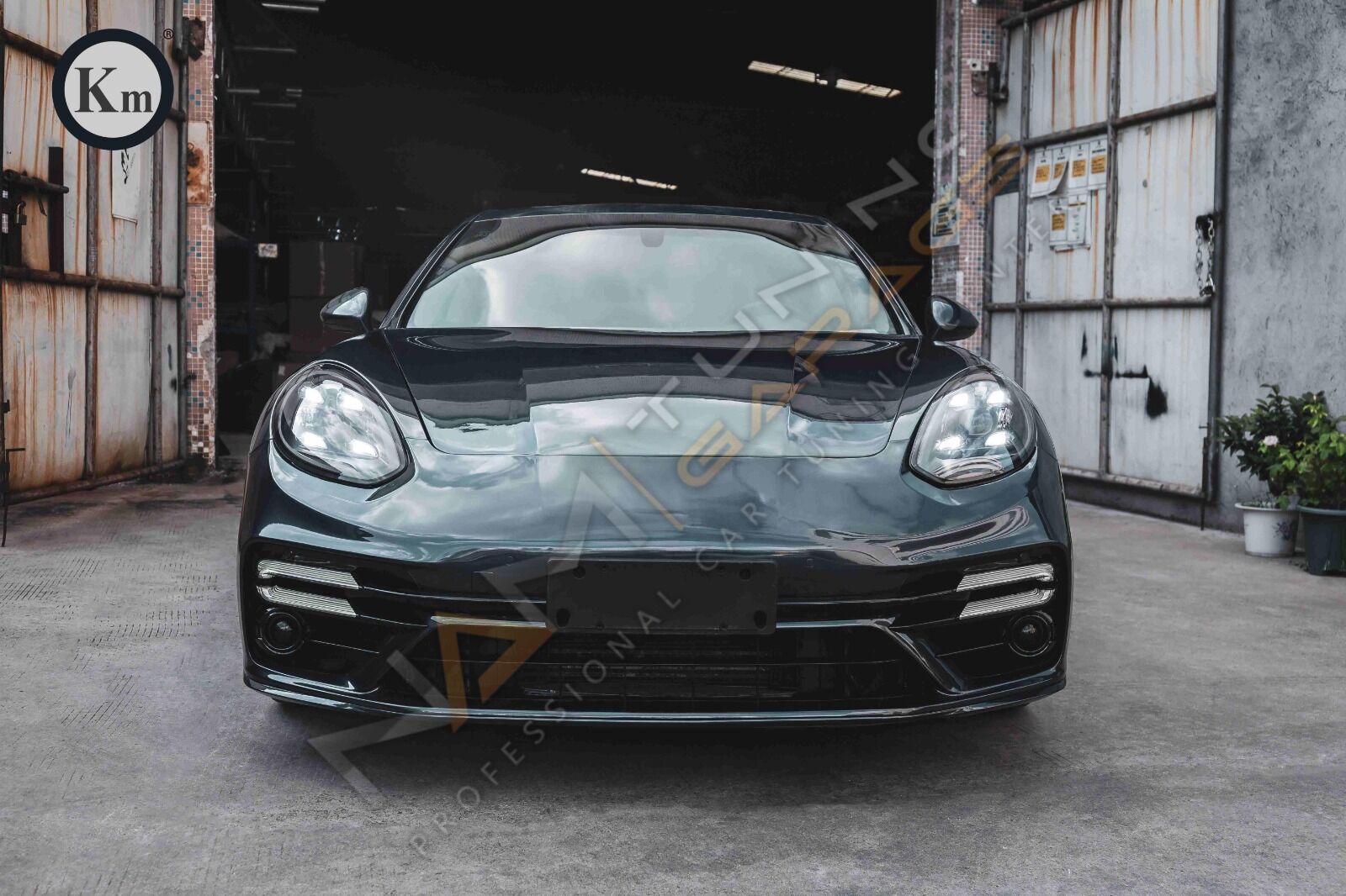 PORSCHE PANAMERA (970.1) 2010-2013 UYUMLU 2017-2020 (971) TURBO S ÖN DÖNÜŞÜM SETİ (ÖN TAMPON, FAR)