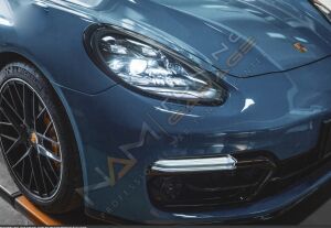 PORSCHE PANAMERA 970.2 2014-2016 UYUMLU 2017-2020 (971) GTS ÖN DÖNÜŞÜM SETİ (ÖN TAMPON + FAR)