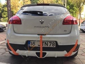 Renault Megane 3 RS Egzoz Görünümlü Difüzör 4 Kapı 2008-2016