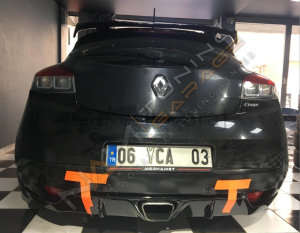 Renault Megane 3 RS Egzoz Görünümlü Difüzör 4 Kapı 2008-2016