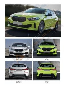 BMW F40 1 SERİSİ İÇİN 1.35 GÖRÜNÜM BODY KIT