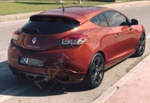 Renault Megane 3 RS Egzoz Görünümlü Difüzör 2 Kapı Coupe 2008-2012