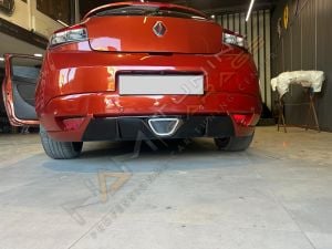Renault Megane 3 RS Egzoz Görünümlü Difüzör 2 Kapı Coupe 2008-2012
