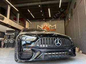 MERCEDES W206 C SERISI İÇİN C63 GÖRÜNÜM ÖN TAMPON & PANJUR