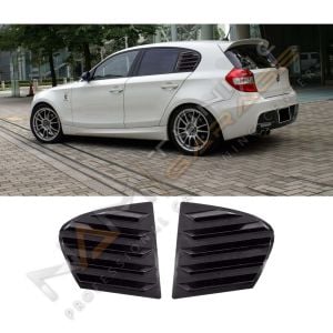 BMW E87 Kelebek Cam Vizörü (Plastik) Parlak Siyah 2004-2011