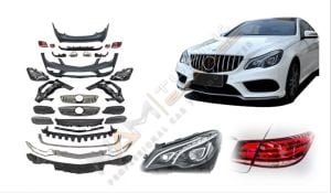 W207 COUPE E 2010-2012 için 2013+ FACELIFT BODY KIT