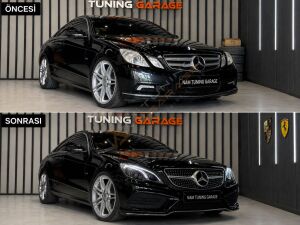 W207 COUPE E 2010-2012 için 2013+ FACELIFT BODY KIT