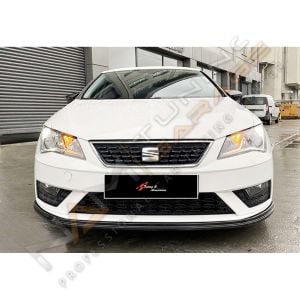 Seat Leon Mk3 Style Ön Lip Piano Black 2012-2020