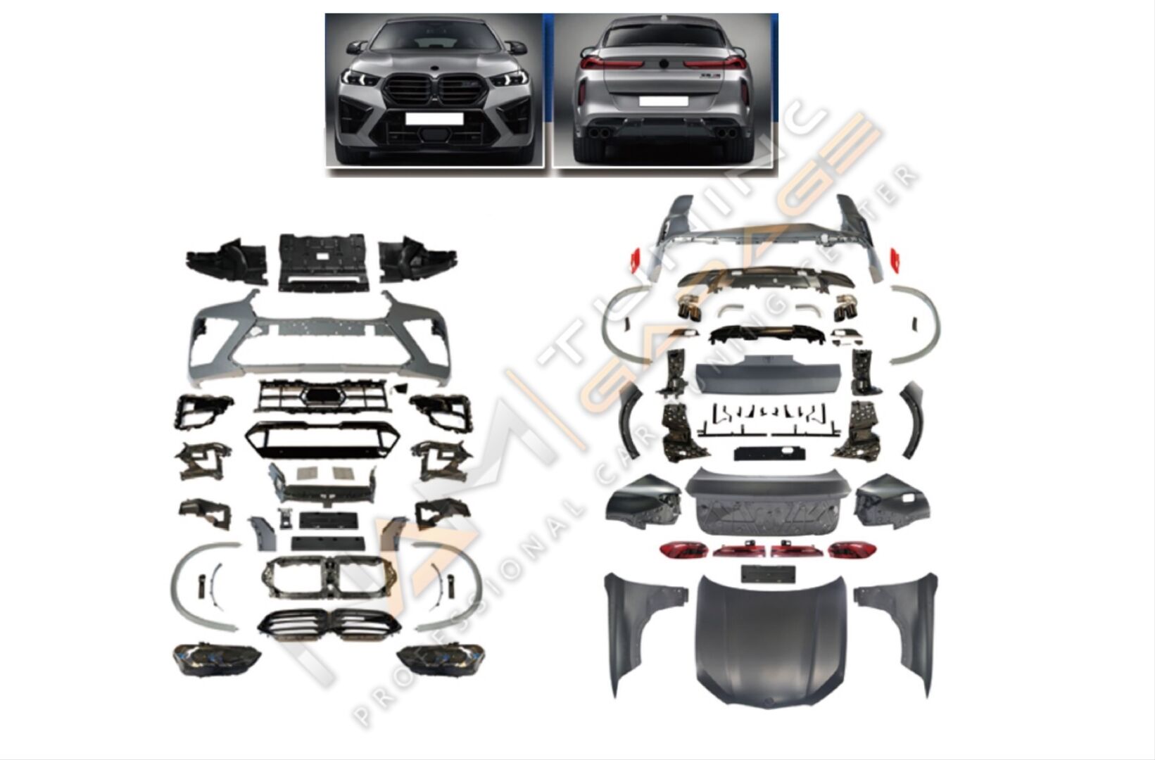 BMW E71 X6 İÇİN G06 X6M FACELIFT BODY KIT
