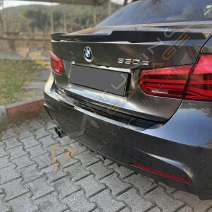 BMW F30 Tampon Eşiği 2011-2019 Tampon Üstü Koruma Parlak / Mat Siyah