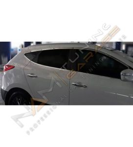 Hyundai ix-35 Krom Cam Çerçevesi Çıtası 16 parça Tam Tur 2009-2015