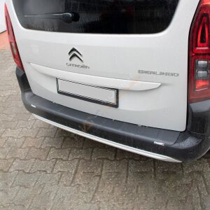 Citroen Berlingo Tampon Eşiği 2019+ Tampon Üstü Koruma Parlak / Mat Siyah