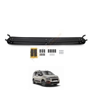 Citroen Berlingo 2019+ Uyumlu Ön Cam Güneşliği Parlak Siyah