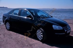 Jetta Krom Cam Çerçevesi Çıtası 8 parça Tam Tur 2006-2010
