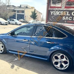 Focus 2 HB Krom Cam Çerçevesi Çıtası 16 parça Tam Tur 2004-2010 Hatchback