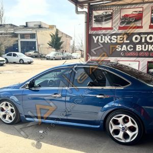 Focus 2 HB Krom Cam Çerçevesi Çıtası 16 parça Tam Tur 2004-2010 Hatchback