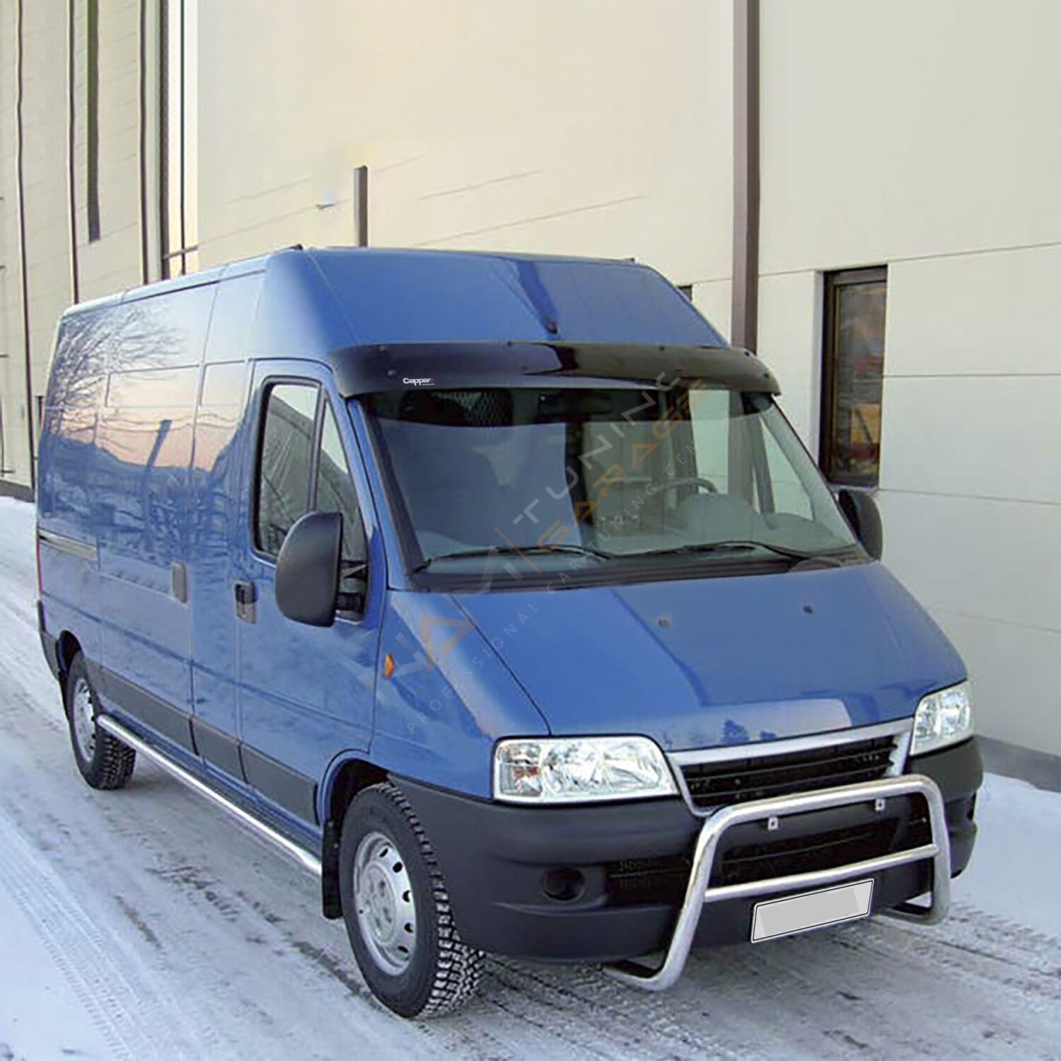 Citroen Jumper Ön Cam Güneşliği 1994-2006 arası Parlak Siyah