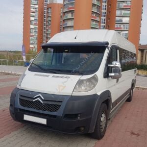 Citroen Jumper Ön Cam Güneşliği 2006-2014 arası Parlak Siyah