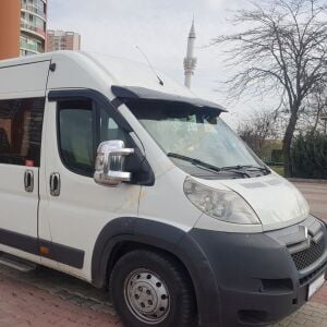 Citroen Jumper Ön Cam Güneşliği 2006-2014 arası Parlak Siyah