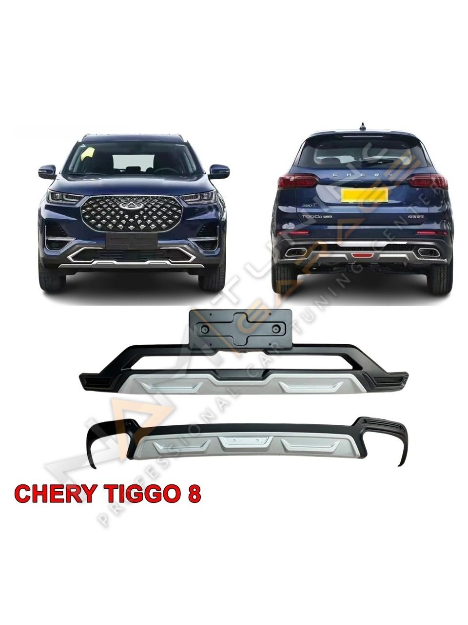 Chery Tiggo 8 Ön Arka Koruma Tampon Eki
