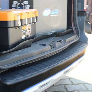 Dacia Dokker Tampon Eşiği 2013+ Arka Tampon Üstü Koruma Parlak / Mat Siyah