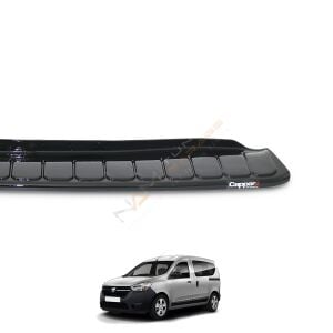 Dacia Dokker Tampon Eşiği 2013+ Arka Tampon Üstü Koruma Parlak / Mat Siyah