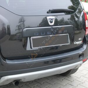 Dacia Duster Tampon Eşiği 2010-2017 Arka Tampon Üstü Koruma Parlak / Mat Siyah