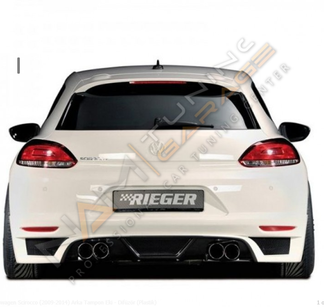 Scirocco Makyajsız Rieger Arka Ek (Plastik) 2008-2013 Boyasız