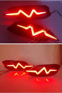 Civic FC5 Ritim Dizayn Arka Sis Ledi Kırmızı Smoke