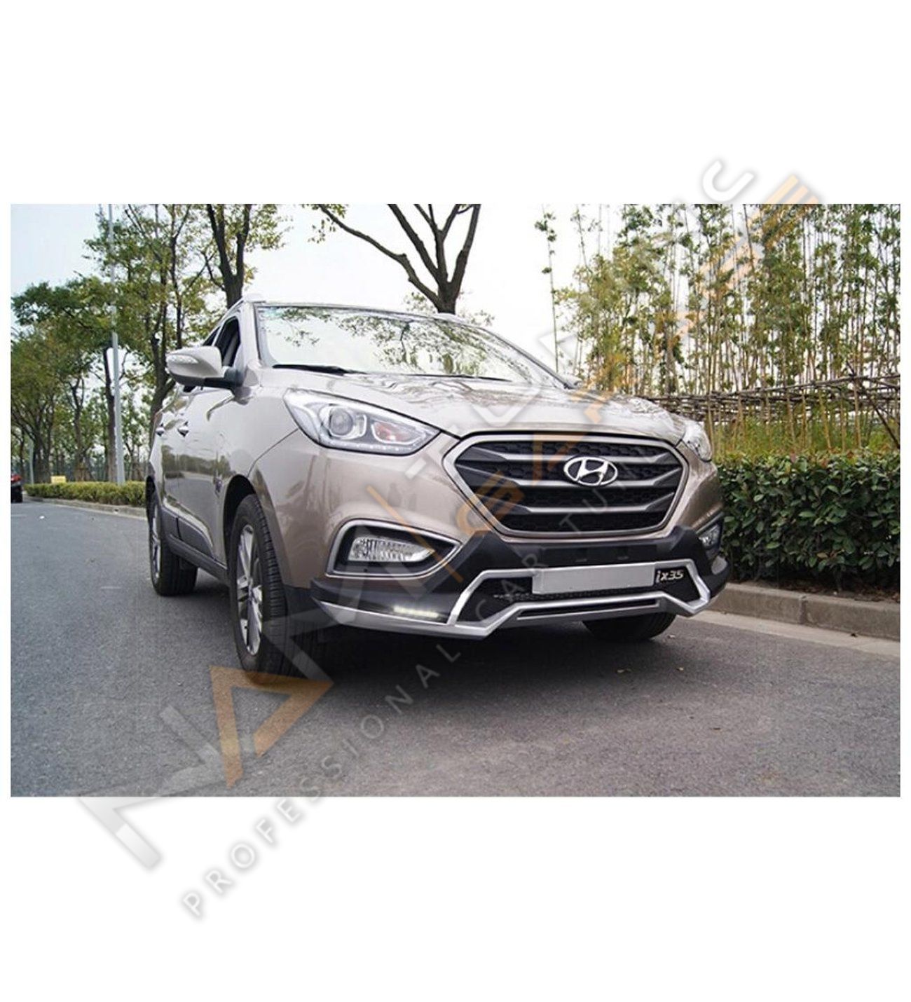 Hyundai İX-35 Ön Arka Koruma LEDLİ Tampon Eki 2012-2018 ix35