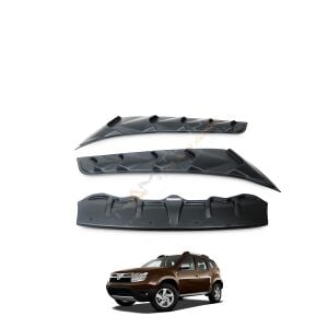 Dacia Duster Kaput Üstü Kaplama 2010-2017 Yıl Aralığı Uyumlu Dragon Pack 3 Parça