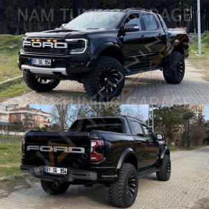 Ford Ranger T6-T7-T8 için uyumlu T9 Görünüm Raptor Body Kit