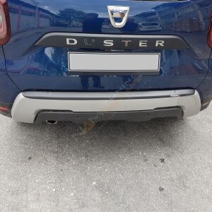 Dacia Duster Tampon Eşiği 2018-2024 Arka Tampon Üstü Koruma Parlak / Mat Siyah