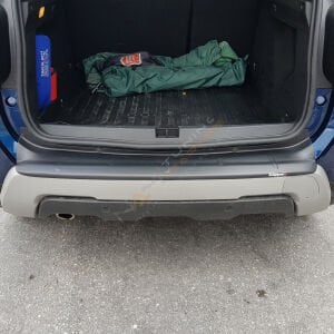 Dacia Duster Tampon Eşiği 2018-2024 Arka Tampon Üstü Koruma Parlak / Mat Siyah