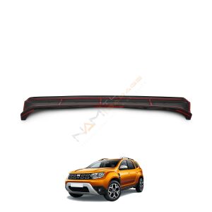 Dacia Duster Tampon Eşiği 2018-2024 Arka Tampon Üstü Koruma Parlak / Mat Siyah