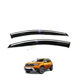 Dacia Duster 2018-2024 Yıl Aralığı Uyumlu Cam Rüzgarlığı Kromlu 4 Parça