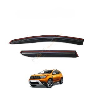 Dacia Duster 2018-2024 Yıl Aralığı Uyumlu Cam Rüzgarlığı Kromlu 4 Parça
