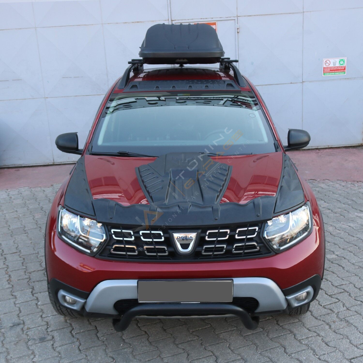 Dacia Duster Kaput Üstü Kaplama 2018-2024 Yıl Aralığı Uyumlu Dragon Pack 3 Parça