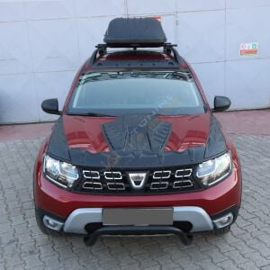 Dacia Duster Kaput Üstü Kaplama 2018-2024 Yıl Aralığı Uyumlu Dragon Pack 3 Parça
