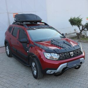 Dacia Duster Kaput Üstü Kaplama 2018-2024 Yıl Aralığı Uyumlu Dragon Pack 3 Parça