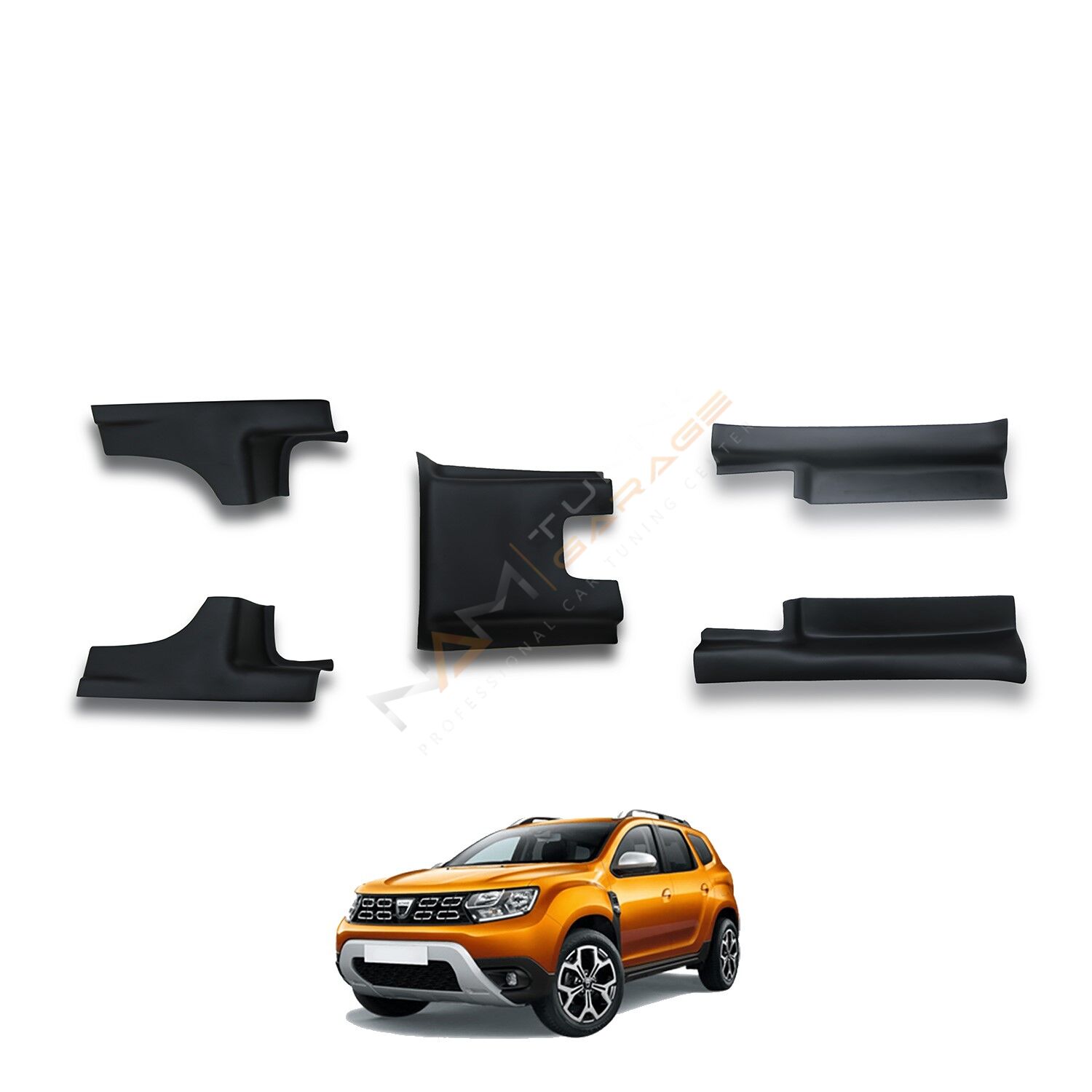 Dacia Duster İç Plastik Trimleri 2018-2024 Yıl Aralığı Uyumlu İç Trim 5 Parça