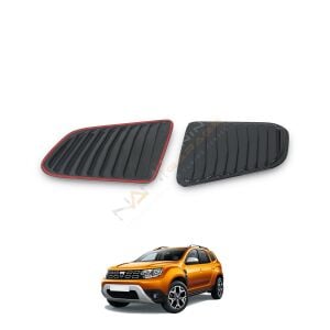 Dacia Duster Kelebek Cam Kaplama Vizör Plastik 2 Parça 2018-2024 Yıl Aralığı Uyumlu